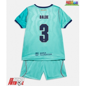 Barcelona Alejandro Balde #3 Tercera Equipación Niños 2026-27 Manga Corta (+ Pantalones cortos)
